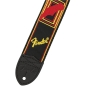 Preview: Fender® 2" Monogrammed Strap Black/Yellow/Red