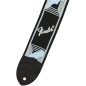 Preview: Fender® 2" Monogrammed Strap Black/Light Grey/Blue