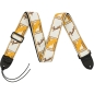 Preview: Fender® 2" Monogrammed Strap White/Brown/Yellow