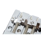 Preview: Fender® HiMass™ 4-String Bass Bridge Assembly With Brass Saddles Chrome