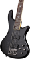 Preview: SCHECTER Bassgitarre, Stiletto Extreme-5, See-Thru Black