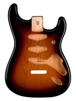 Fender Stratocaster body (vintage bridge), alder, 3-tone sunburst