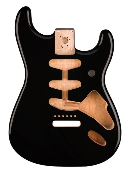 Fender Stratocaster body (vintage bridge), alder, black