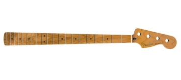 Fender roasted maple Jazz Bass neck, 20 medium jumbo frets, 9.5 radius, maple, C shape, MIM