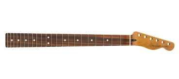 Fender roasted maple Telecaster&reg; neck, 22 jumbo frets, 12 radius, pau ferro, flat oval shape