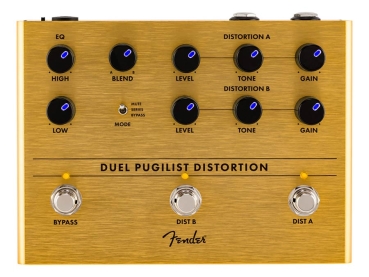 Duel Pugilist Distortion, effects pedal for guitar or bass