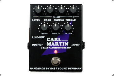 Carl Martin 3 Band Parametric Pre-Amp