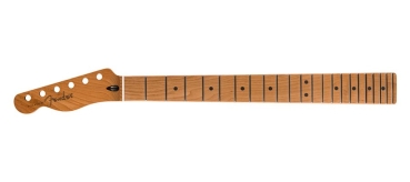 Fender satin roasted maple Telecaster lefthanded neck, 22 jumbo frets, 12 radius, maple, flat oval shape