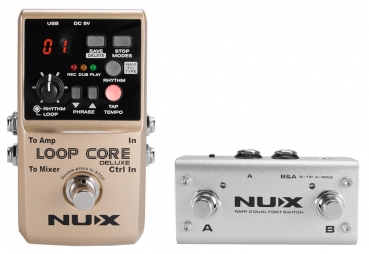 nuX Loop Core Deluxe Bundle inkl. NMP-2 Foot Switch