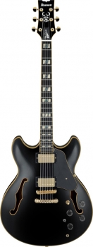 Ibanez - John Scofield Signature Hollowbody Black Low gloss