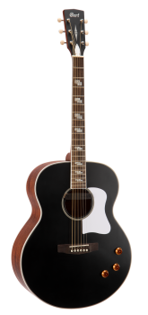 CORT Westerngitarre, CJ-RETRO, Vintage Black Matte, Pickup