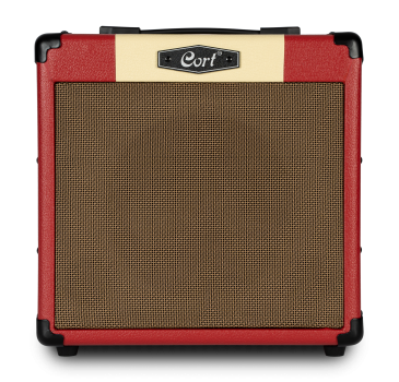 CORT E-Gitarrencombo, CM15R, Dark Red, 15 Watt