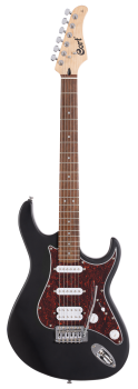 CORT E-Gitarre, G110, Open Pore Black