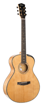 CORT Westerngitarre, GOLD PASSION, Natur, Preamp, Koffer