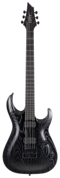 CORT E-Gitarre, KX700 Evertune, Open Pore Black, Tasche