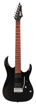 CORT E-Gitarre, X-100, Open Pore Black