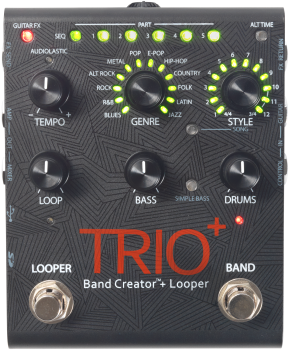 DIGITECH Effektpedal, Trio+, Band Creator mit Looper