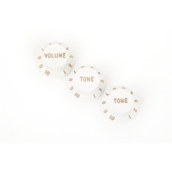 Stratocaster® Knobs White (Volume Tone Tone) 3-pack