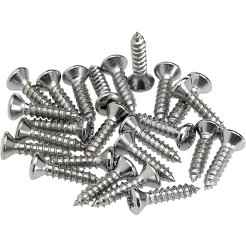 Pickguard/Control Plate Mounting Screws 24-pack (Chrome)
