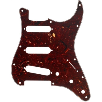 Pickguard Stratocaster® S/S/S 11-Hole Mount Tortoise Shell 4-Ply