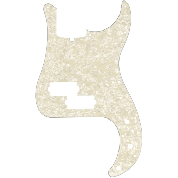 Pickguard, Precision Bass®, 13-Hole Mount, Aged White Pearl, 4-Ply