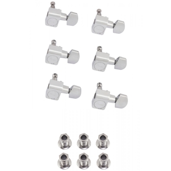 American Standard Series Stratocaster®/Telecaster® Tuning Machines Chrome Set