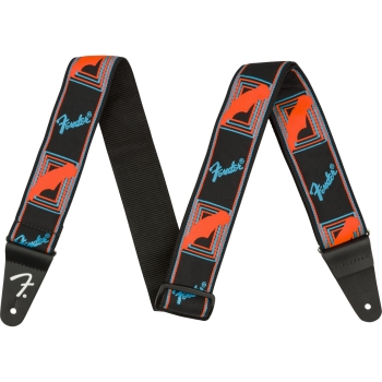 Strap Fender Neon Monogrammed, Blue/Orange