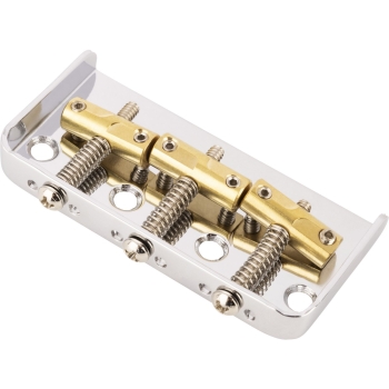 3-Saddle custom "cut-off" vintage-style tele® bridge with compensated brass saddles