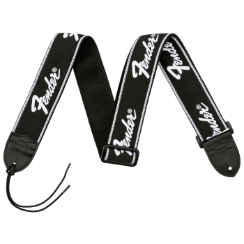 Fender® Running Logo Strap Black