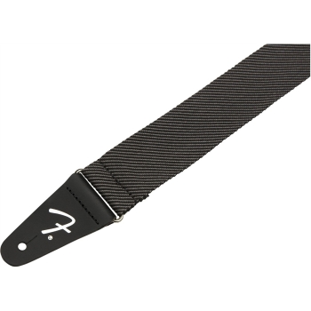 Modern Tweed Strap Gray/Black 2"