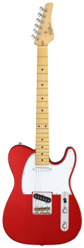 FGN E-Gitarre, Boundary TL, FGN Pickups S.S., Candy Apple Red, Gigbag