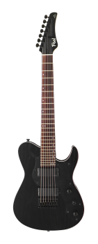 FGN E-Gitarre, J-Standard Iliad Dark Evo, 7-Saiter, Open Pore Black, S