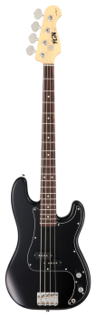 FGN Bassgitarre, Neo Classic PB-100, Black, Gigbag