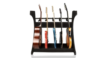 Gator GFW-ELITEGTR5RK-BLK Elite Five Electric/Acoustic Guitar Rack - BLK