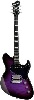 HAGSTROM E-Gitarre, Adina, Purple Burst