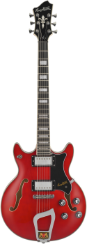 HAGSTROM E-Gitarre, Alvar, Wild Cherry Transparent