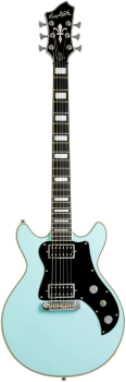 HAGSTROM E-Gitarre, Megin, Aged Sky Blue