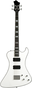 HAGSTROM E-Bass, Nekromant 4, White Gloss