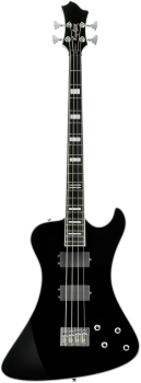 HAGSTROM E-Bass, Nekromant 4, Black Gloss