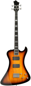 HAGSTROM E-Bass, Nekromant 4, Tobacco Sunburst