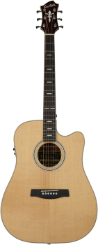 HAGSTROM Westerngitarre, Orsa II, Dreadnought, Natural