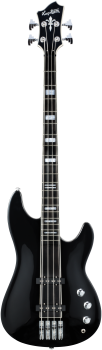 HAGSTROM Bassgitarre, Super Swede, Black Gloss