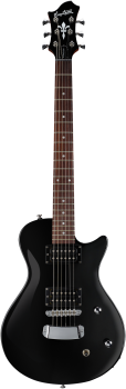 HAGSTROM E-Gitarre, Ultra Swede ESN, Black Gloss