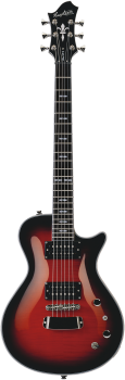 HAGSTROM E-Gitarre, Ultra Swede, Burgundy Burst