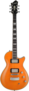 HAGSTROM E-Gitarre, Ultra Max, Milky Mandarin Satin