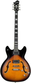 HAGSTROM E-Gitarre, Viking Baritone DLX, Tobacco Sunburst