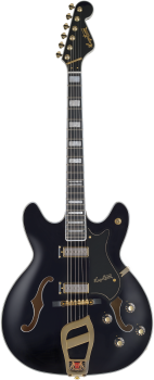 HAGSTROM E-Gitarre, 67' Viking, Black Gloss