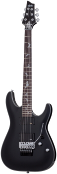 SCHECTER E-Gitarre, Damien Platinum-6 FR, Satin Black