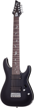 SCHECTER E-Gitarre, Damien Platinum-8, Satin Black