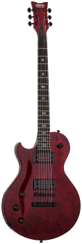 SCHECTER E-Gitarre, Apocalypse Solo-II, Red Reign, Linkshänder